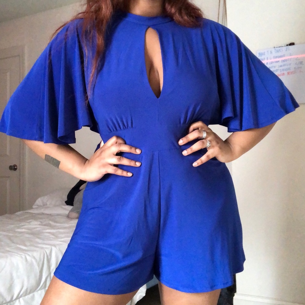Blue Romper from F21